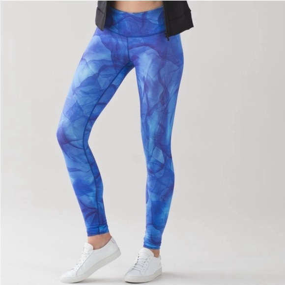 - Lululemon Women's Wunder Under Pant III Midnight Tulle Multi High Rise… - Picture 3 of 8